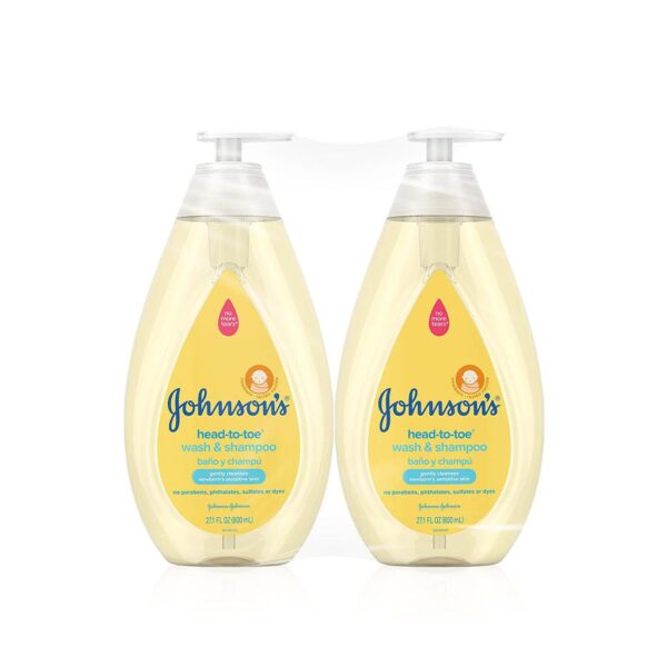 Johnson's Head To Toe Shampoo, Cleanses and Nourishes Baby's Skin 2 Units / 800 ml