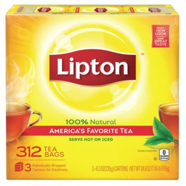 Lipton Yellow Label Black Tea Sachets 312 Units / 2.2 g / 0.07 oz