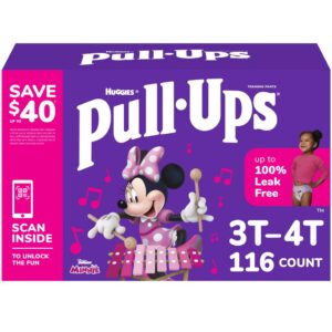 Huggies Pull Ups Training Diaper for Girls 3T-4T / 116 Units