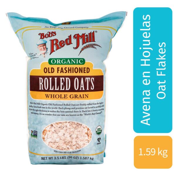 Bob's Red Mill Organic Rolled Oats 1.59 kg / 56 oz