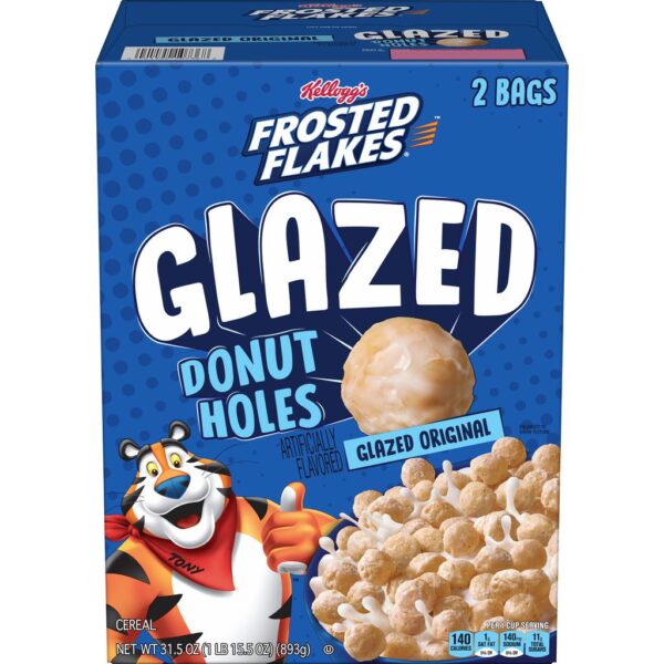 Frosted Flakes Donut Holes Glazed Cereal 893 g / 31.5 oz