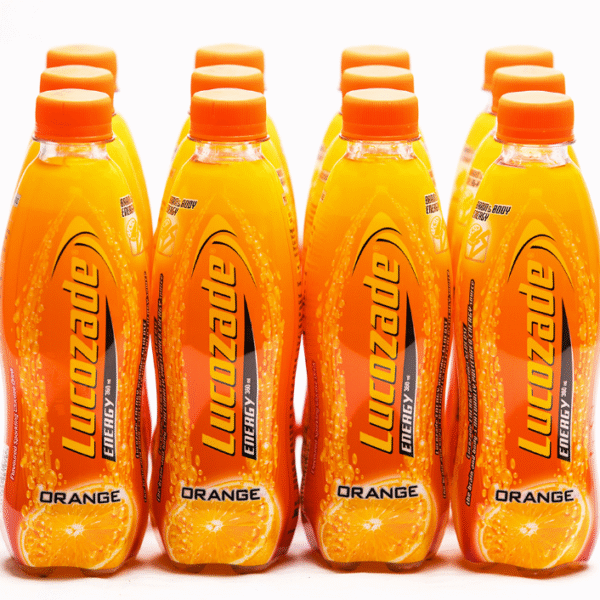 Lucozade Orange Energy Drink 12 units / 360 mL / 12.1 oz