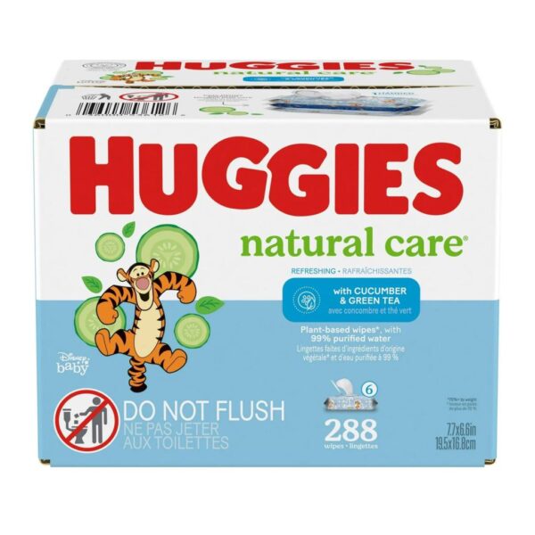 Huggies Natural Baby Care Wipes 6 Packs / 48 Units