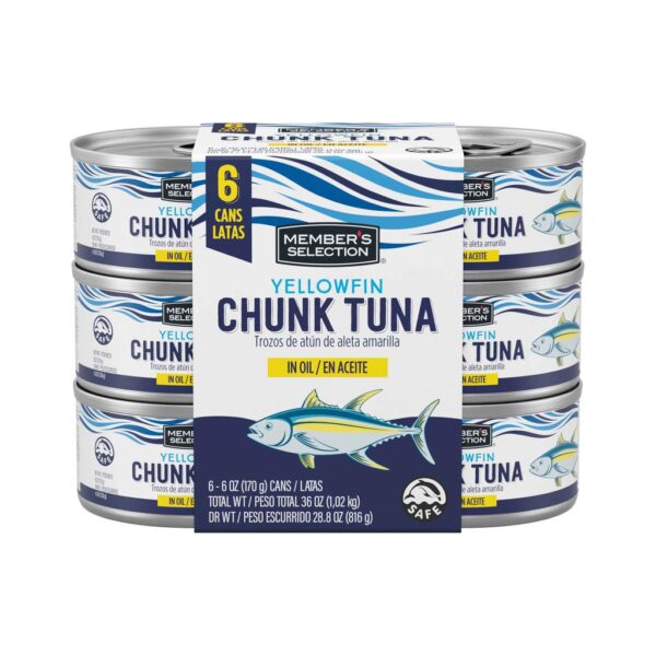 Tuna in Vegetable Oil 6 Units / 136 g / 6 oz