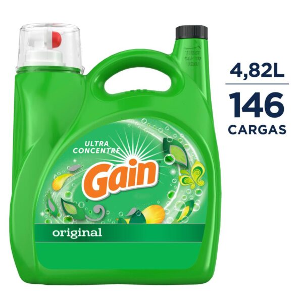 Gain Liquid Laundry Detergent 4.82 L / 163 oz