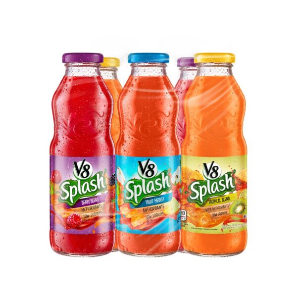 V8 Splash Refreshing Drink with Assorted Flavors 6 Units / 475 mL / 16 oz