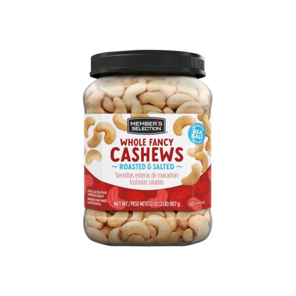 Roasted and Sea Salted Cashews 907 g / 2 lb
