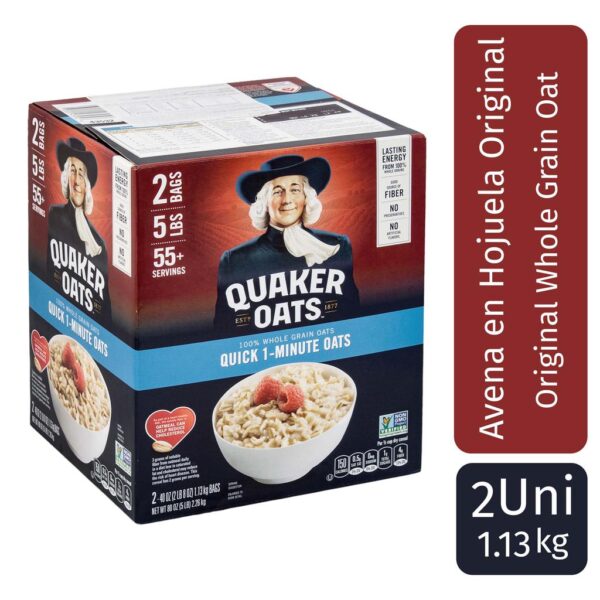 Quaker Quick Oats 2 Units /  1.13 kg / 40 oz