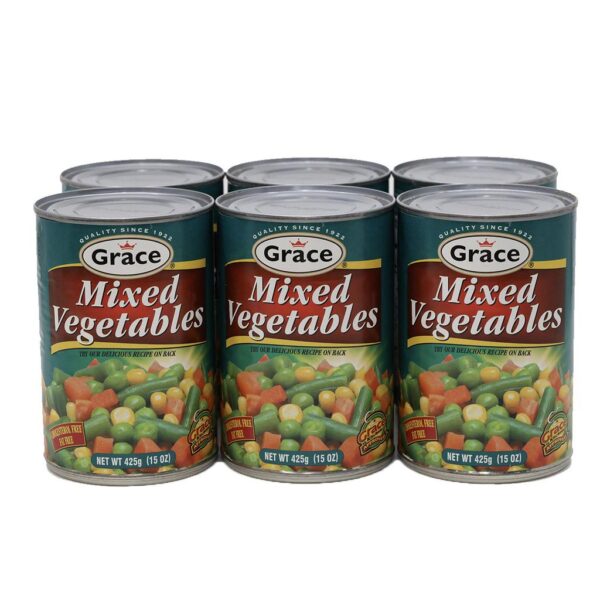 Grace Mixed Vegetables 6 Units / 425 g
