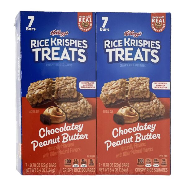 Rice Krispies Treats Crispy Rice Bars 2 Packs / 7 Units / 22 g / 0.78 oz