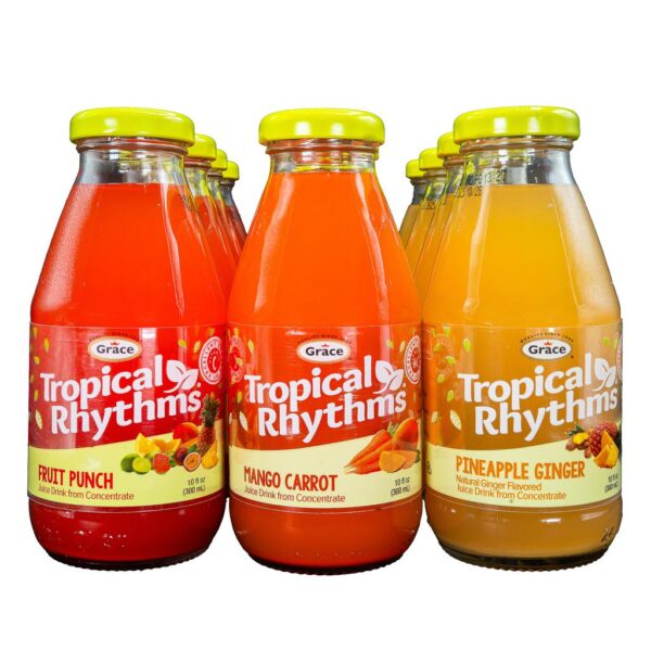 Tropical Rhythms Refreshing Drink in Assorted Flavors 12 Units / 300 mL / 10 oz
