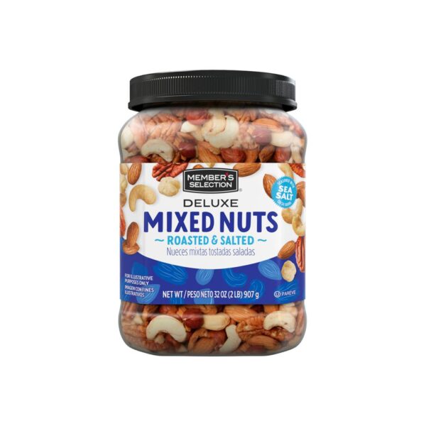 Toasted and Salted Deluxe Mixed Nuts 907 g / 2 lb