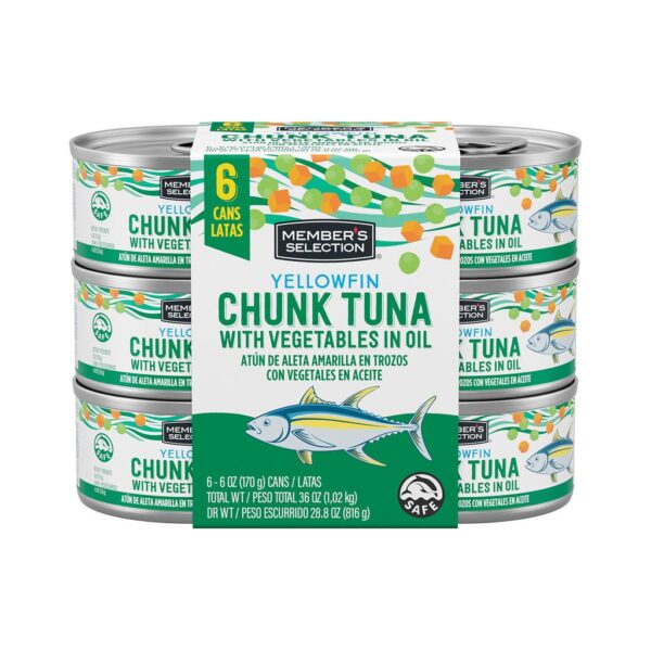 Yellowfin Tuna with Vegetables in Oil 6 Units / 170 g