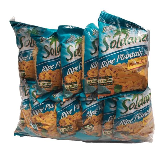 Soldanza Ripe Plantain Chips 12 Units / 42 g / 1.4 oz