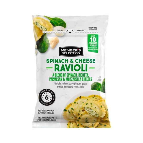 Spinach & Cheese Ravioli 1.36 kg / 3 lb