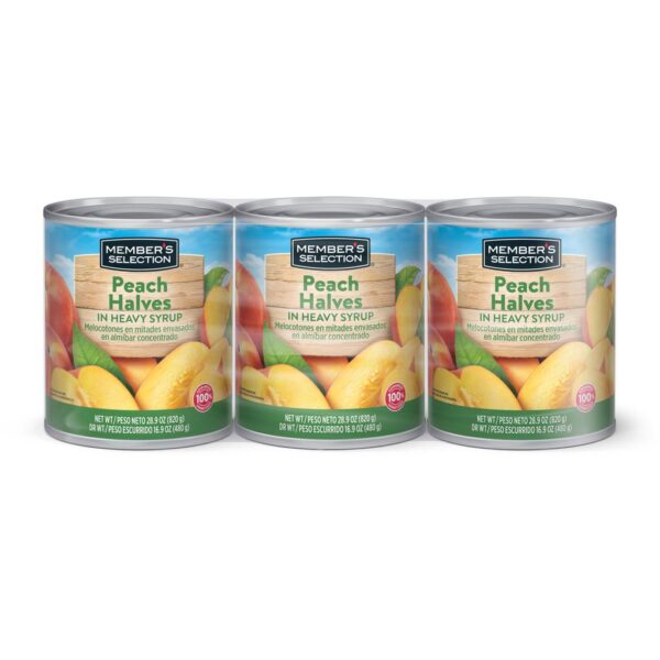 Peach Halves 3 Units / 820 g / 28.9 oz