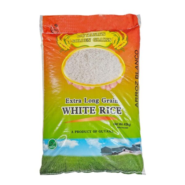 Golden Grains Extra Long White Rice 45 kg