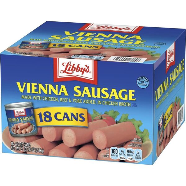 Libby's Vienna Sausages 18 Units / 130 g / 4.6 oz