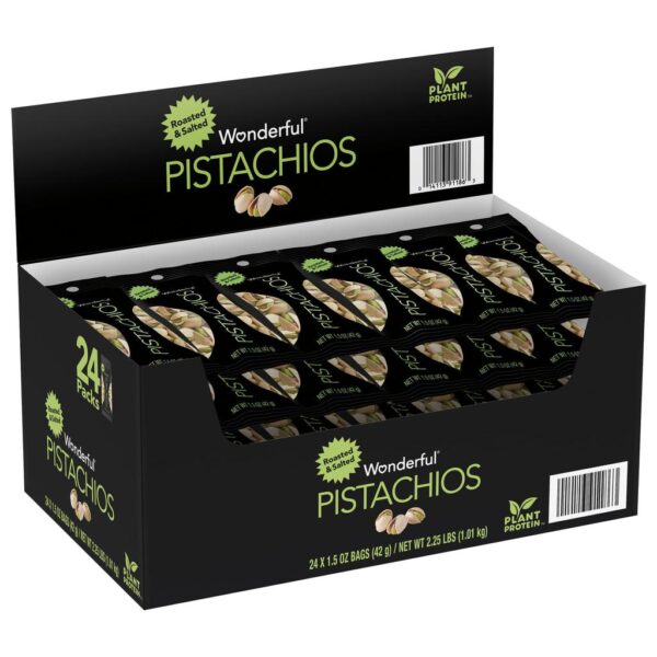 Wonderful Roasted Pistachios 24 Units / 42 g / 1.5 oz