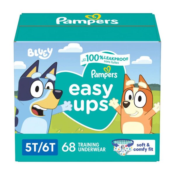 Pampers Diapers Easy Ups Swaddlers Size 5 - 6 / 68 Units