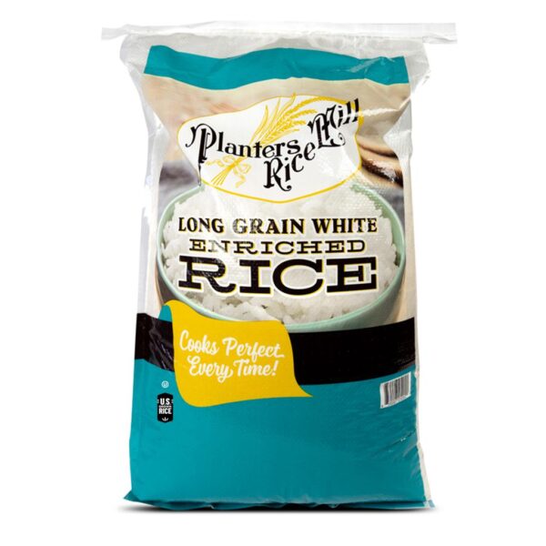 Planters Rice Mill Long Grain 22.6 kg / 50 lb