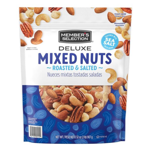 Deluxe Salted Roasted Nut Mix 907 g / 32 oz