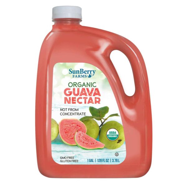 Sunberry Farms Organic Guava Nectar Juice - Gluten Free 3.78 L / 128 oz