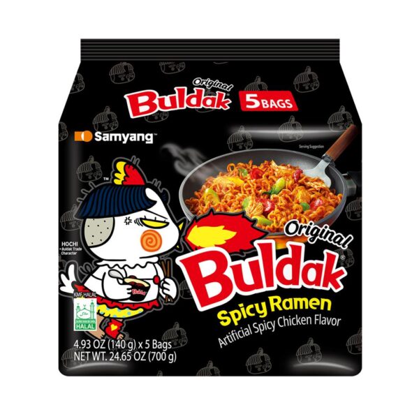 Samyang Buldak Spicy Chicken Ramen 5 Units / 140 g / 4.93 oz