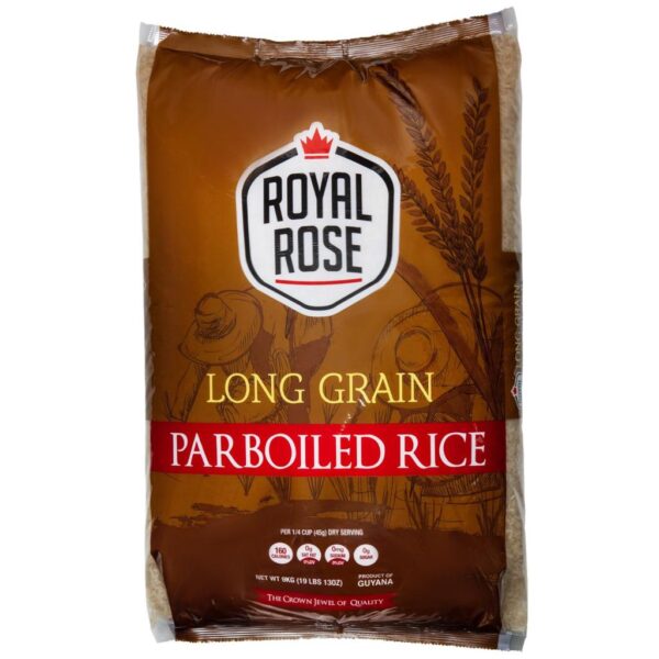 Royal Rose Parboiled Rice 9 kg