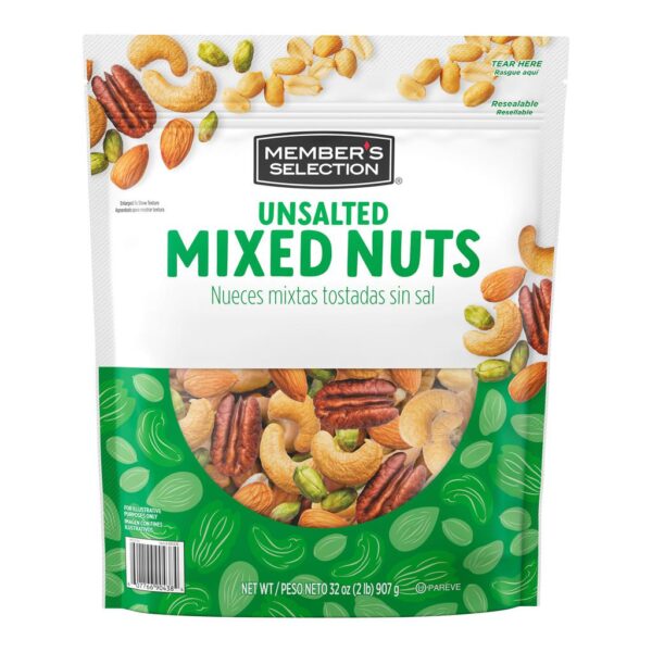 Unsalted Roasted Nut Mix 907 g / 32 oz