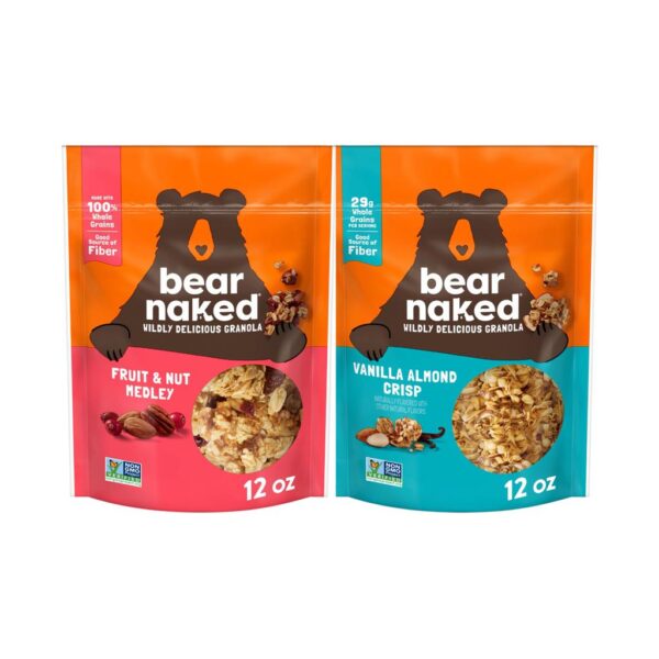 Bear Naked Granola with Whole Grain Oats Almonds and Mixed Nuts 2 Units / 340 g