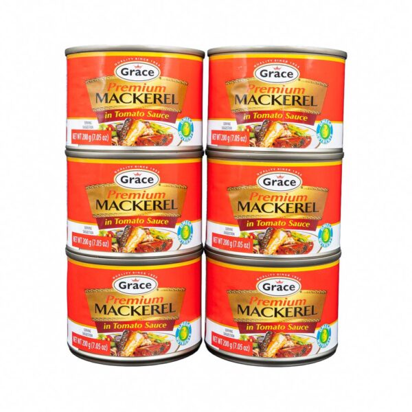 Grace Premium Mackerel 6 Units / 200 g / 7.05 oz