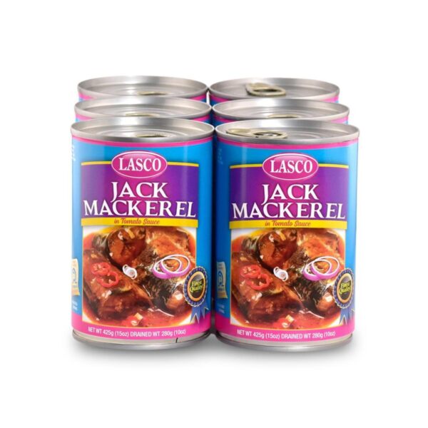 Lasco Jack Mackerel in Tomato Sauce 6 Units / 425  g