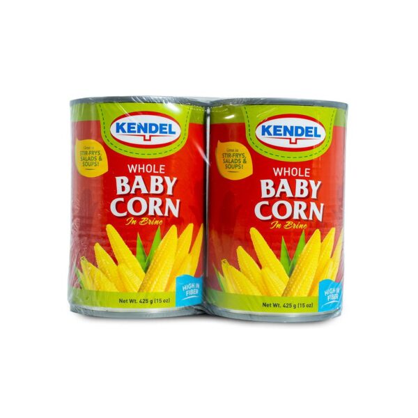 Kendel Whole Baby Corn 4 Units / 425 g / 15 oz