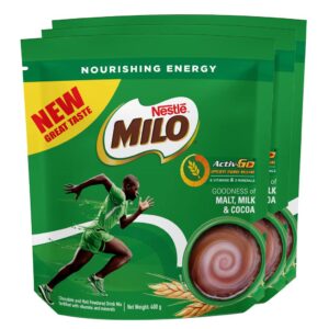 Milo Chocolate Flavored Energy and Nutritional Drink 3 Units / 400 g