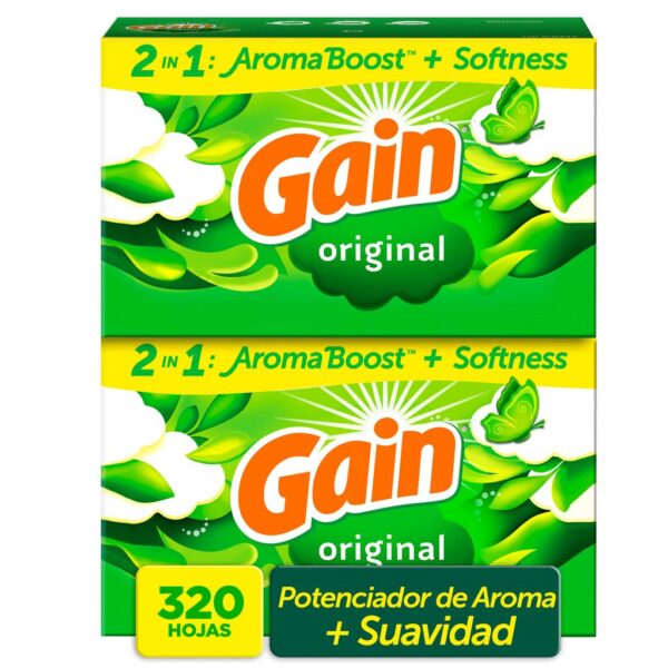 Gain Dryer Sheets with Fragrance 320 Count